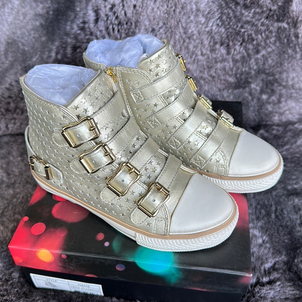 Ash Gold Vava Starboss High Top Sneaker size 12 NEW